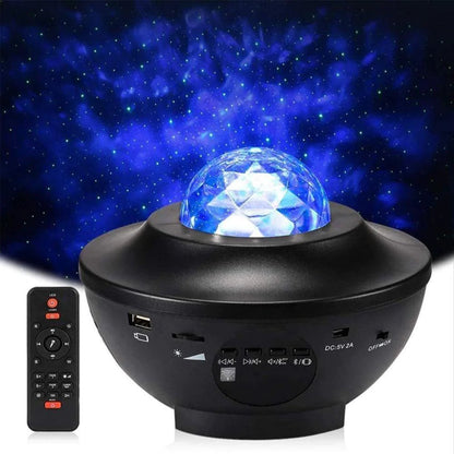Galaxy Star Projector Night Light with Bluetooth Speaker & Remote