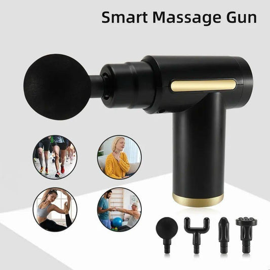 4-in-1 Massage Gun – Deep Tissue Percussion Muscle Massager