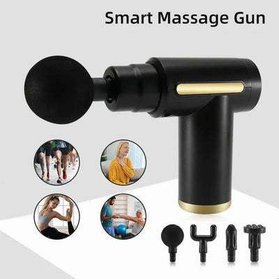 4-in-1 Massage Gun – Deep Tissue Percussion Muscle Massager