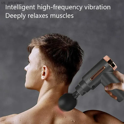 4-in-1 Massage Gun – Deep Tissue Percussion Muscle Massager